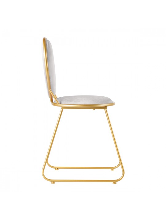 Krzesło Velvet MT-309 złoto szare