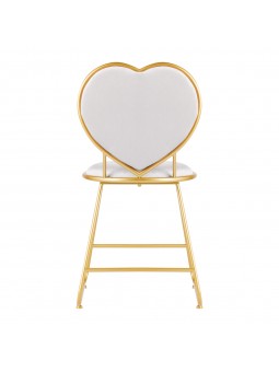 Velvet MT-309 gray gold chair