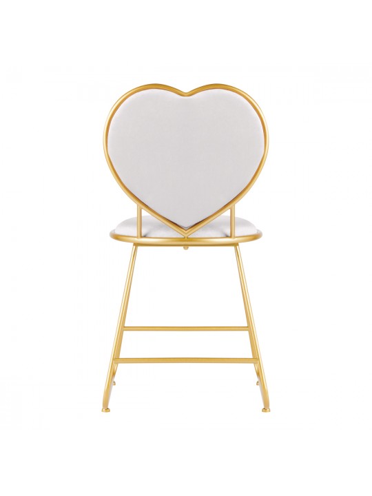 Velvet MT-309 gray gold chair