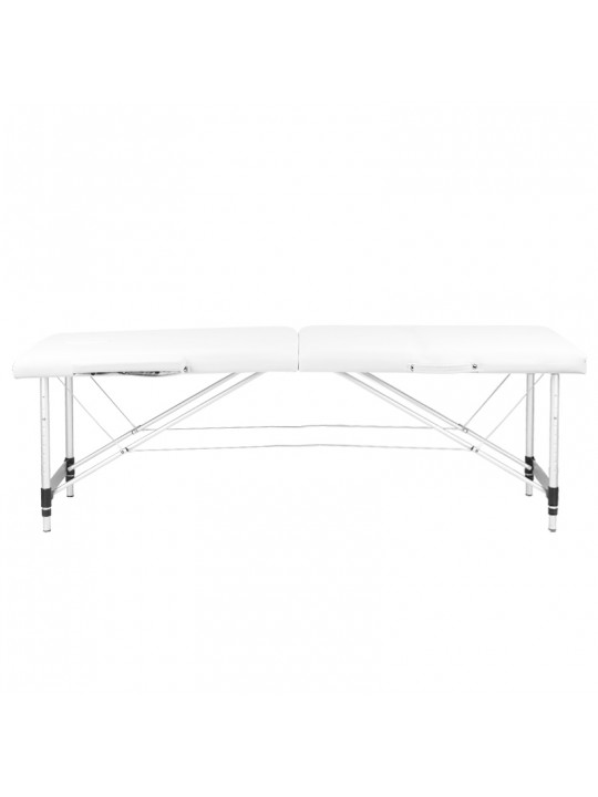 Hliníkový komfortní skládací masážní stůl Activ Fizjo 2 segment bílý