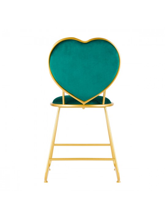 Scaun Velvet MT-309 auriu-verde