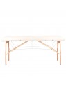 Sulankstomas masažo stalas medienos komfortas Activ Fizjo 2 segmentų kremas
