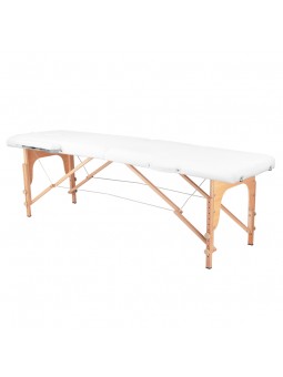 Komfort Activ Fizjo 2-segment wooden foldable massage table, white