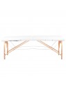Stół składany do masażu wood komfort Activ Fizjo 2 segmentowe white