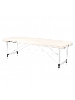 Aluminum comfort folding massage table Activ Fizjo 3-segment cream