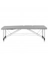 Stół składany do masażu aluminiowy komfort Activ Fizjo 3 segmentowy szary