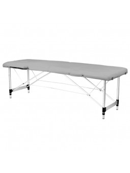 Activ Fizjo aluminum comfort folding massage table, 2 segments, gray