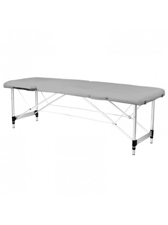 Aliuminio patogus sulankstomas masažo stalas Activ Fizjo 2 segmentų pilkas