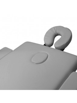 Activ Fizjo hliníkový komfortní skládací masážní stůl, 2 segmenty, šedý