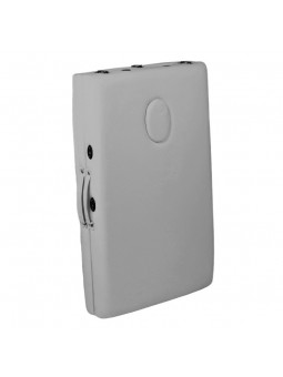 Activ Fizjo hliníkový komfortní skládací masážní stůl, 2 segmenty, šedý