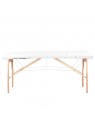 Stół składany do masażu drewniany Komfort Activ Fizjo 3 segmentowe biały