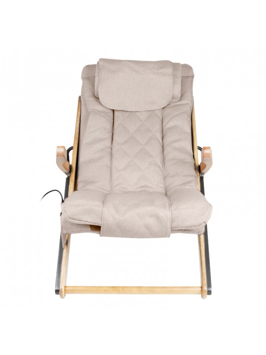 Sakura Relax folding armchair with a beige massager