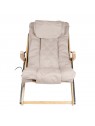 Sakura Relax folding armchair with a beige massager