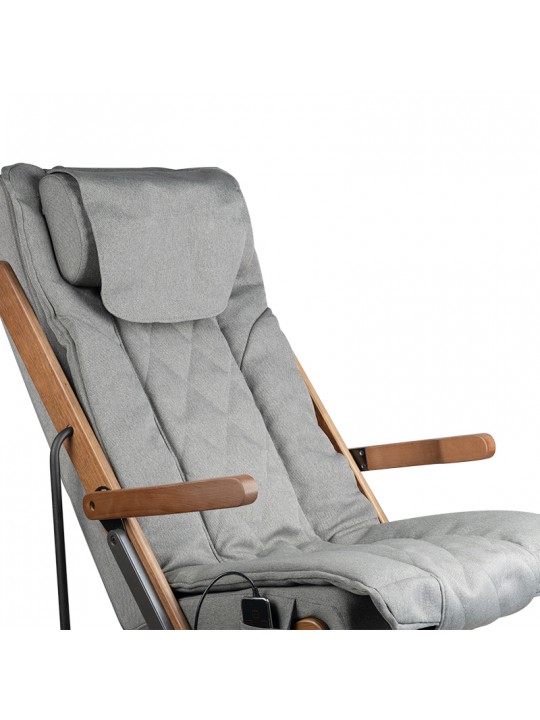 Sakura Relax folding armchair with massager gray