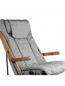 Sakura Relax folding armchair with massager gray