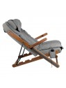 Розкладне крісло Sakura Relax з масажером сіре