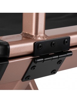 Krzesło do makijażu Alu różowe złoto