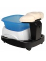 Azzurro shower tray with massager and trolley