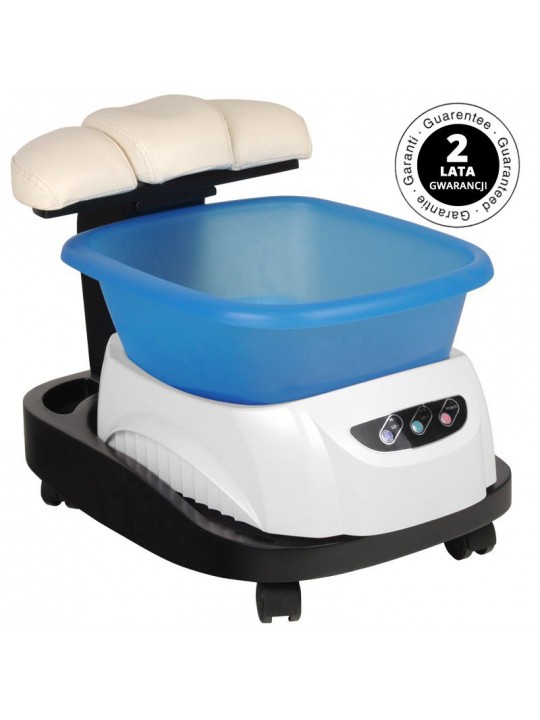 Azzurro shower tray with massager and trolley