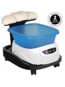 Azzurro shower tray with massager and trolley