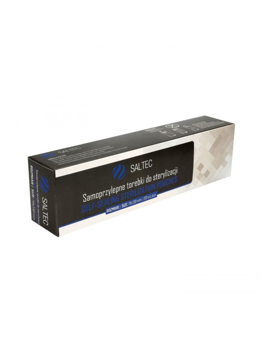 Пакети SALTEC Фольга-папер для стерилізації Розмір 70х230 мм Уп 200шт