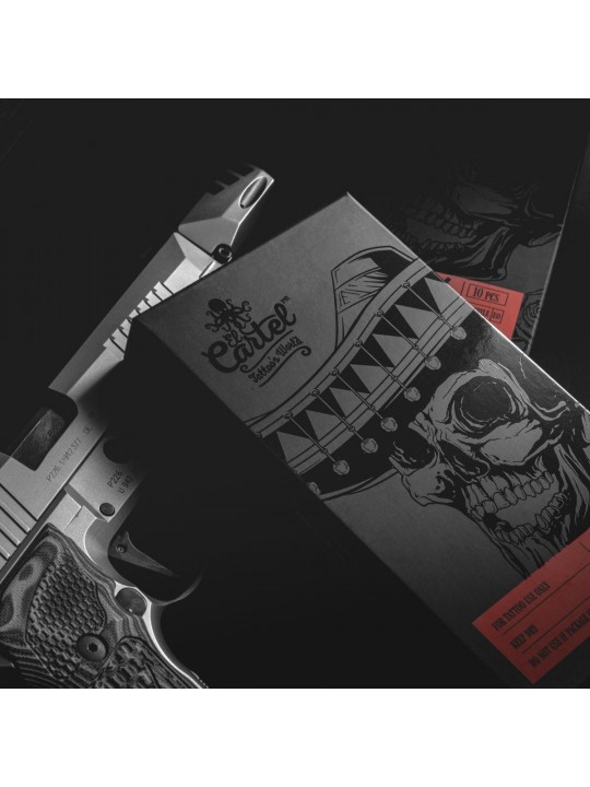 El Cartel 0,35 9 Soft Edge Magnum Ace Tattoo 25 buc.