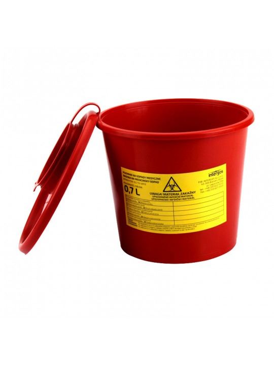 Medical Waste Container 0.5-0.8 L.