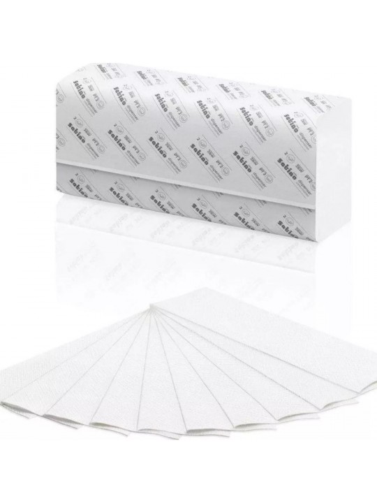 Ręczniki papierowe ZZ Satino By Wepa 268 listków 65% białości 2 warstwy