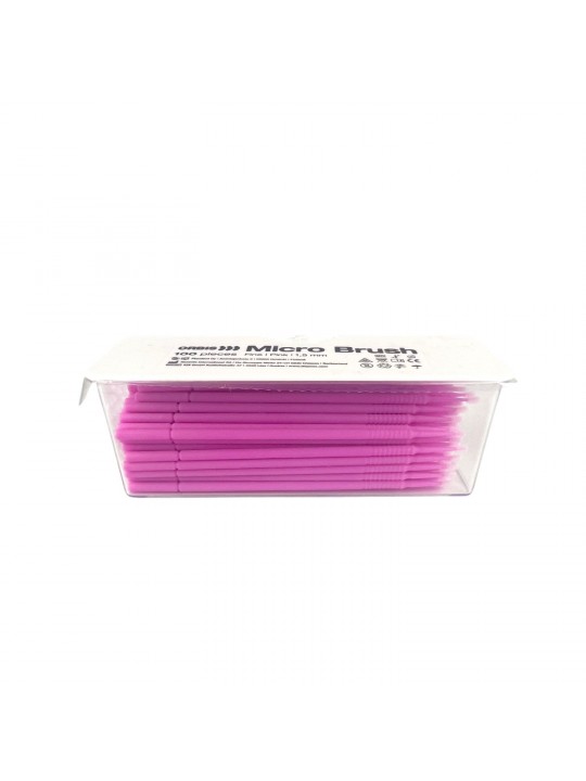 ORBIS fine microbrushes 1.5 mm pink 100 pcs