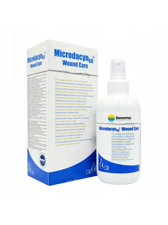 Microdacyn 60 Wound Care Spray 250 мл - Електролізований розчин для лікування ран