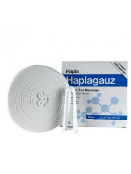 HAPLA Haplagauz - Bandaj tubular 100% bumbac Mărimea 02 - pentru pansamente mari ale degetelor de la mâini și de la picioare