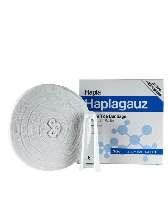 HAPLA Haplagauz - Bandaj tubular 100% bumbac Mărimea 02 - pentru pansamente mari ale degetelor de la mâini și de la picioare