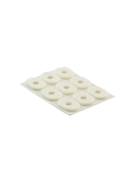 HAPLA Cut Pads - Non-woven strain reliefs 5mm "egg-shaped" 9 pcs.