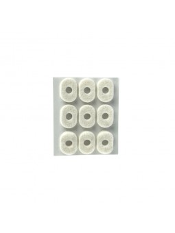HAPLA Cut Pads - Non-woven strain reliefs 5mm "egg-shaped" 9 pcs.