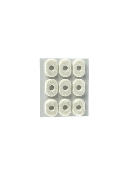 HAPLA Cut Pads - Non-woven strain reliefs 5mm "egg-shaped" 9 pcs.