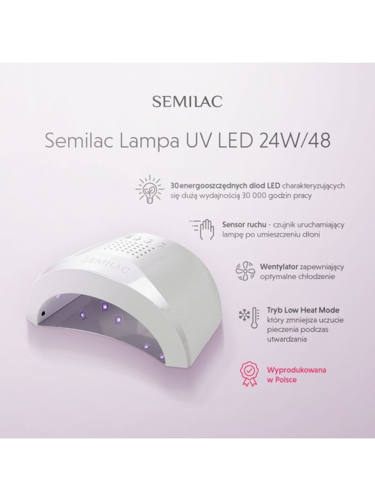 SEMILAC UV/LED LAMPA 24W/48