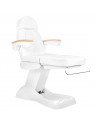 Electric beauty chair Lux white heated