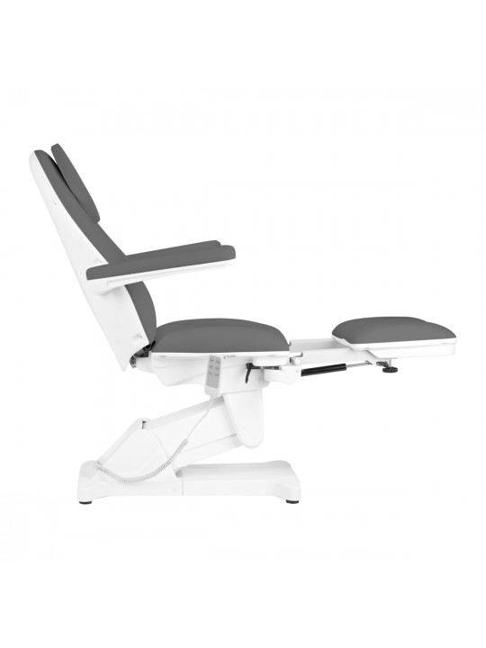 Електричне косметологічне крісло Sillon Basic pedi 3 мотори сірий