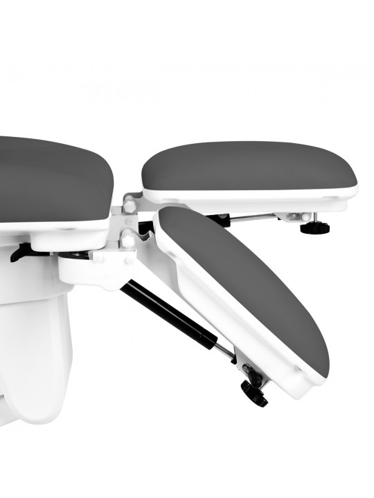 Електричне косметологічне крісло Sillon Basic pedi 3 мотори сірий
