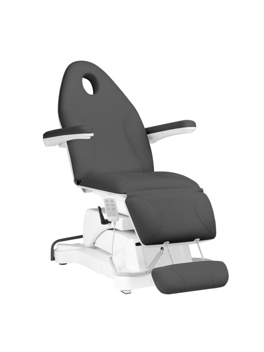 Scaun electric de frumusete Sillon Basic 3 motoare. gri pivotant