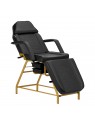 Cosmetic chair 557G with gold-black cuvettes