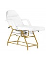 557G cosmetic chair with gold and white cuvettes