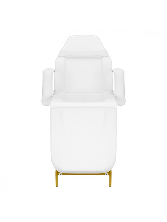 Cosmetic chair 557G with cuvettes gold white