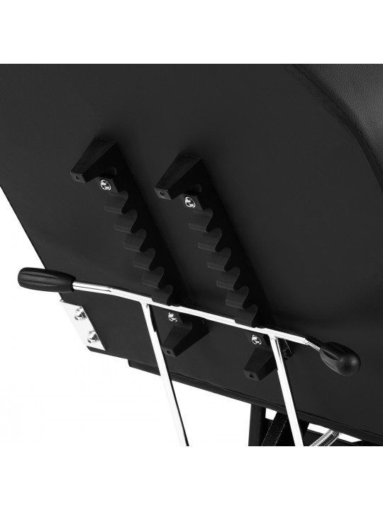 Косметичне крісло Sillon з кюветами чорне