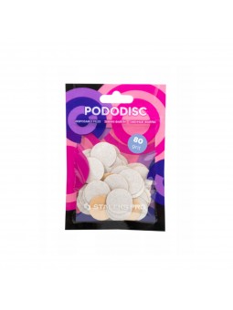 Staleks PODODISC STALEKS PRO M náhradní pady zrnitosti 80 (50 ks) bílé