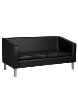 Canapea pentru sala de asteptare Gabbiano BM18003 neagra