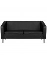 Gabbiano waiting room sofa BM18003 black