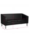 Gabbiano waiting room sofa BM18003 black