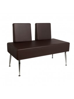 GABBIANO SOFA DO POCZEKALNI D-023B BRĄZOWA