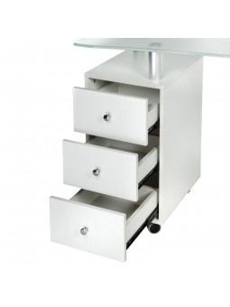 Manikúrní stůl BD-3425-1 BÍLÁ